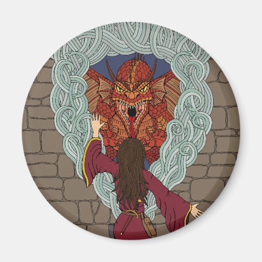 ドラゴンを誘惑する マグネット (正面)