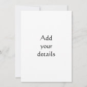 ドラゴンを誘惑する 招待状 (裏面)