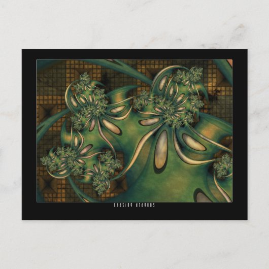 ドラゴンを追いかける ポストカード (正面)