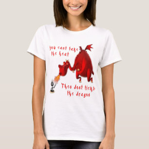 ドラゴンを…くすぐらないで下さい Tシャツ
