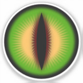 ドラゴンアイの装飾用ビニールステッカー シール (正面)