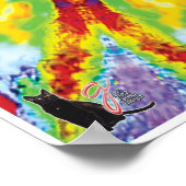 ドラゴンアイキネティックコラージュ万華鏡のように千変万化するパターンポスター ポスター (角)