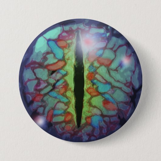 ドラゴンアイボタン 缶バッジ (正面)