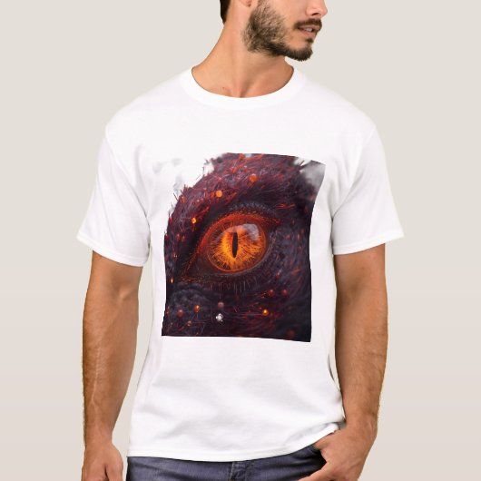 ドラゴンアイマクログラフィックTシャツ Tシャツ (正面)