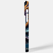 ドラゴンアイモダン抽象芸術幾何学的フラクタル名 Case-Mate iPhoneケース (裏面 / 左)