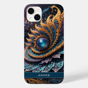 ドラゴンアイモダン抽象芸術幾何学的フラクタル名 Case-Mate iPhone 14 PLUSケース