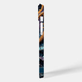 ドラゴンアイモダン抽象芸術幾何学的フラクタル名 Case-Mate iPhoneケース (裏面 / 左)
