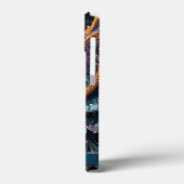 ドラゴンアイモダン抽象芸術幾何学的フラクタル名 Case-Mate iPhoneケース (裏面 / 左)