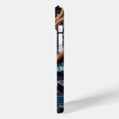 ドラゴンアイモダン抽象芸術幾何学的フラクタル名 Case-Mate iPhoneケース (裏面 / 左)