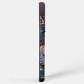 ドラゴンアイモダン抽象芸術幾何学的フラクタル名 SAMSUNG GALAXYケース (右側面)