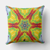 ドラゴンアイ万華鏡のように千変万化するパターン枕 クッション (裏面)