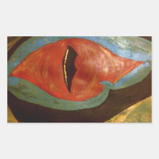 ドラゴンアイ 長方形シール (正面)