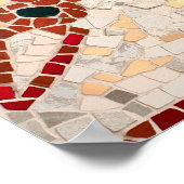 ドラゴンアステカモザイク ポスター (角)