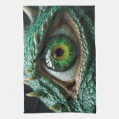 ドラゴンアートの目ファンタジー キッチンタオル (縦)