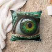 ドラゴンアートの目ファンタジー クッション (ブランケット)