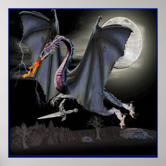 ドラゴンアートポスター ポスター (正面)