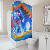 ドラゴンアート シャワーカーテン (インサイチュ)