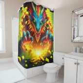 ドラゴンアート シャワーカーテン (インサイチュ)