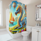 ドラゴンアート シャワーカーテン (インサイチュ)