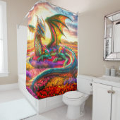 ドラゴンアート シャワーカーテン (インサイチュ)