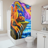 ドラゴンアート シャワーカーテン (インサイチュ)