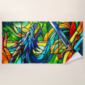 ドラゴンアート ビーチタオル (正面)