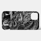 ドラゴン'イニシャル' iPhoneケース Case-Mate iPhoneケース (裏面 (横))