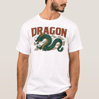 ドラゴンイラストレーションTシャツ Tシャツ