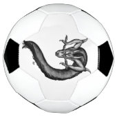 ドラゴンインタトゥースタイル サッカーボール (回転)