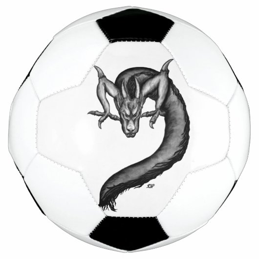ドラゴンインタトゥースタイル サッカーボール (正面)
