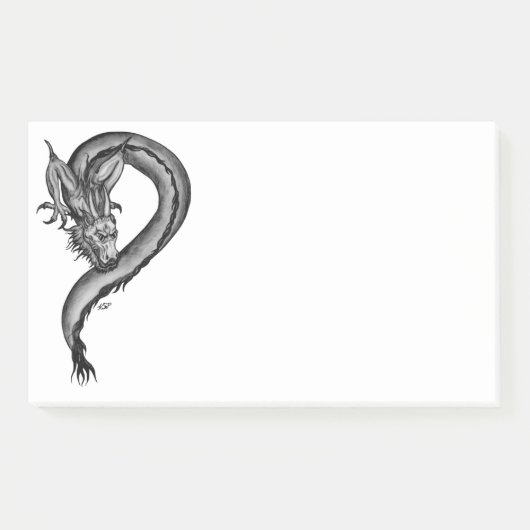 ドラゴンインタトゥースタイル ポストイット (正面)