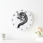 ドラゴンインタトゥースタイル ラージ壁時計 (ホーム)