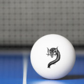 ドラゴンインタトゥースタイル 卓球ボール (ネット)