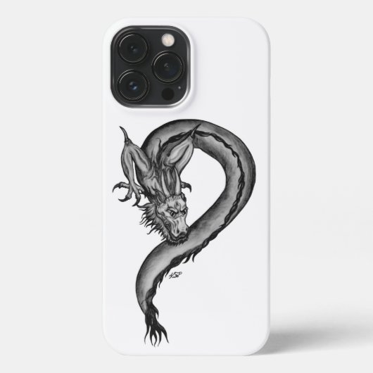 ドラゴンインタトゥースタイル iPhoneケース (裏面)