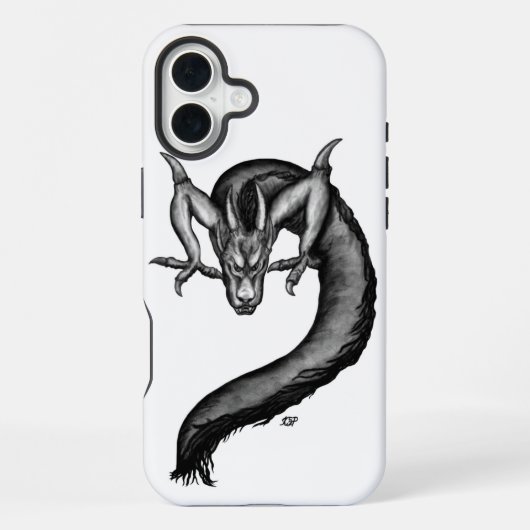 ドラゴンインタトゥースタイル iPhoneケース (裏面)