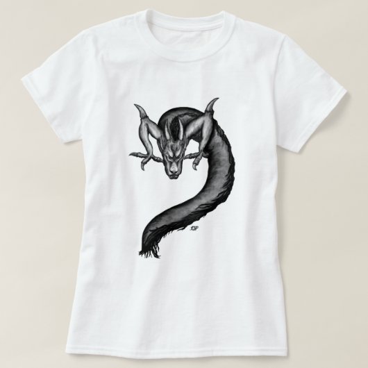 ドラゴンインタトゥースタイル Tシャツ (デザイン正面)