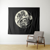 ドラゴンウィズタイガータトゥーインアンドヤンビーストファイト タペストリー (インサイチュ(横))