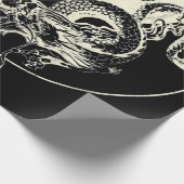 ドラゴンウィズタイガータトゥーインアンドヤンビーストファイト ラッピングペーパー (角)