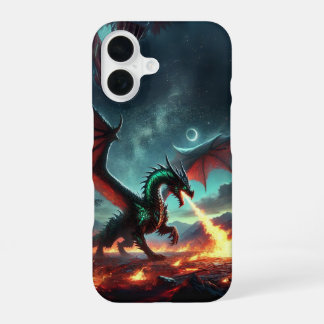 ドラゴンウィズファイアデザイン iPhone 16ケース