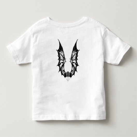 ドラゴンウイング トドラーTシャツ (裏面)