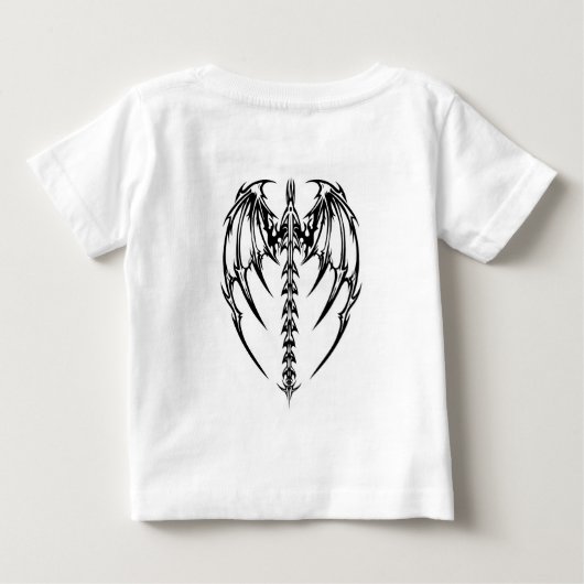 ドラゴンウイング ベビーTシャツ (裏面)