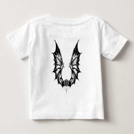 ドラゴンウイング ベビーTシャツ (裏面)