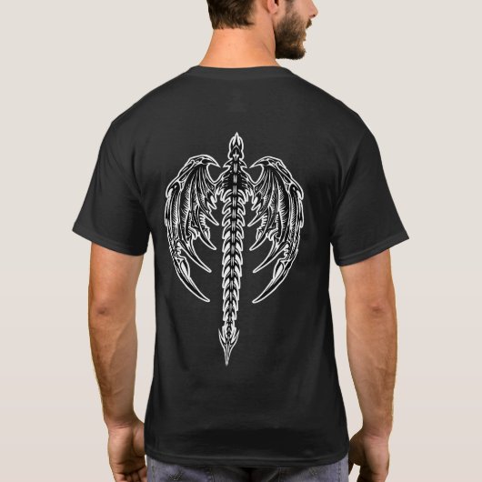 ドラゴンウイング Tシャツ (裏面)