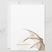 ドラゴンウエディング 招待状 (裏面)