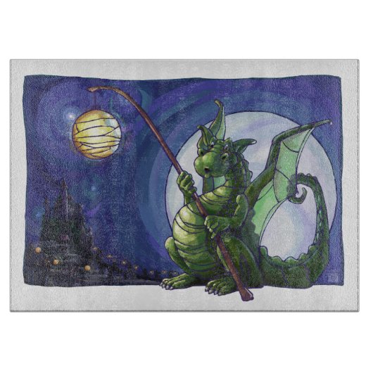 ドラゴンウォッチアート カッティングボード (正面)