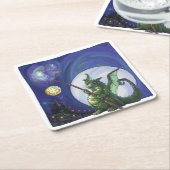 ドラゴンウォッチアート スクエアペーパーコースター (アングル)