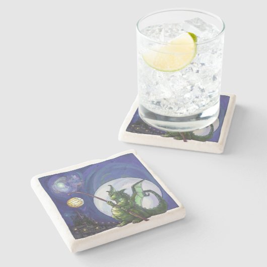 ドラゴンウォッチアート ストーンコースター (横)