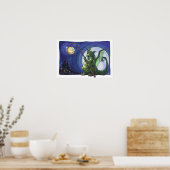 ドラゴンウォッチアート ポスター (キッチン)