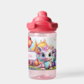 ドラゴンウォーター：魔法が水和を満たす！ ウォーターボトル (背面)