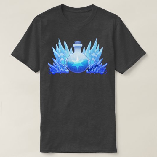 ドラゴンエイジブルーリウムポーション Tシャツ (デザイン正面)